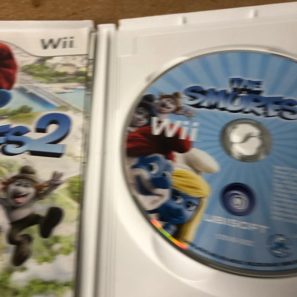 Nintendo Wii The Smurfs 2 Ubisoft 2006 Video Game Disc Manual Tested Works - Picture 4 of 5